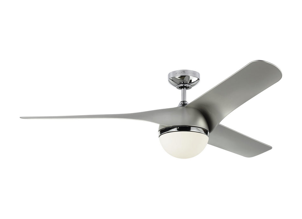 Myhouse Lighting Visual Comfort Fan - 3AKR56CHD - 56``Ceiling Fan - Akova 56 - Chrome