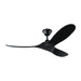 Myhouse Lighting Visual Comfort Fan - 3MAVR52BKBK - 52``Ceiling Fan - Maverick 52 - Matte Black