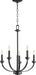 Myhouse Lighting Quorum - 6160-5-69 - Five Light Chandelier - Reyes - Textured Black