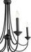 Myhouse Lighting Quorum - 6250-5-69 - Five Light Chandelier - Brooks - Textured Black