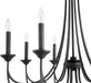 Myhouse Lighting Quorum - 6250-8-69 - Eight Light Chandelier - Brooks - Textured Black