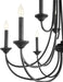 Myhouse Lighting Quorum - 6250-9-69 - Nine Light Chandelier - Brooks - Textured Black