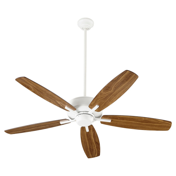 Myhouse Lighting Quorum - 7052-8 - 52"Ceiling Fan - Breeze - Studio White