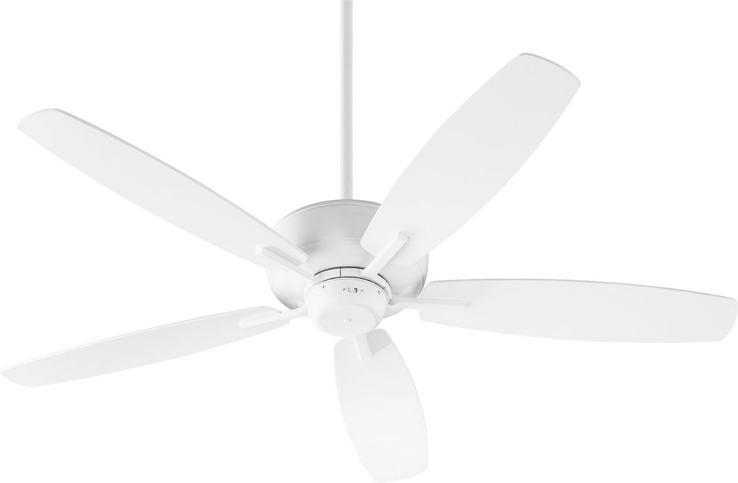 Myhouse Lighting Quorum - 7052-8 - 52"Ceiling Fan - Breeze - Studio White