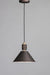 Myhouse Lighting Maxim - 10089OIWWD - One Light Pendant - Tucson - Oil Rubbed Bronze / Weathered Wood