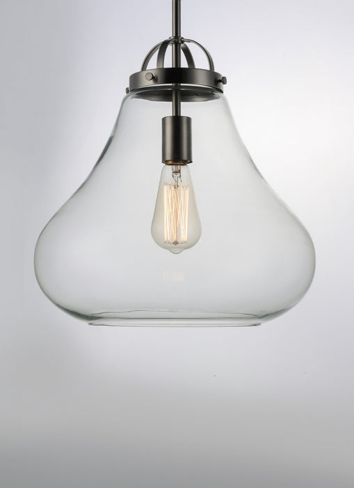 Myhouse Lighting Maxim - 10093CLSN - One Light Pendant - Stella - Satin Nickel