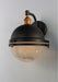 Myhouse Lighting Maxim - 10186OIAB - One Light Outdoor Wall Lantern - Portside - Oil Rubbed Bronze / Antique Brass