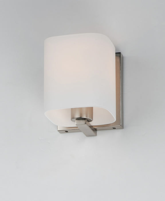 Myhouse Lighting Maxim - 11251SWSN - One Light Bath Vanity - Wrap - Satin Nickel