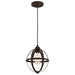 Myhouse Lighting Westinghouse Lighting - 6361900 - One Light Pendant - Stella Mira - Oil Rubbed Bronze With Highlights