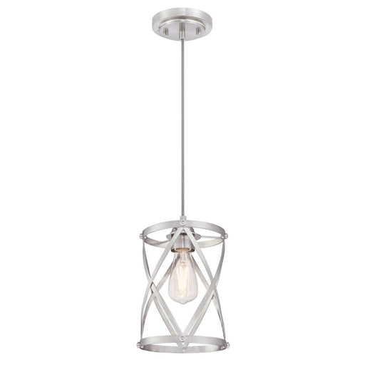 Myhouse Lighting Westinghouse Lighting - 6362300 - One Light Pendant - Isadora - Brushed Nickel