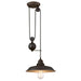 Myhouse Lighting Westinghouse Lighting - 6363200 - One Light Pendant - Iron Hill - Oil Rubbed Bronze With Highlights