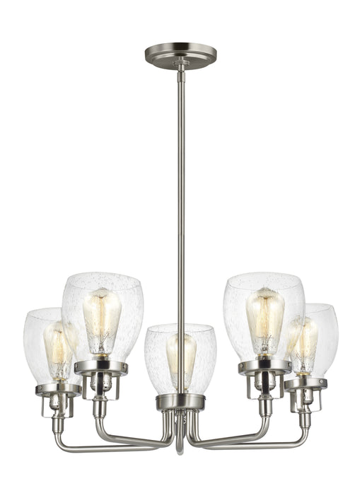 Myhouse Lighting Generation Lighting - 3214505-962 - Five Light Chandelier - Belton - Brushed Nickel