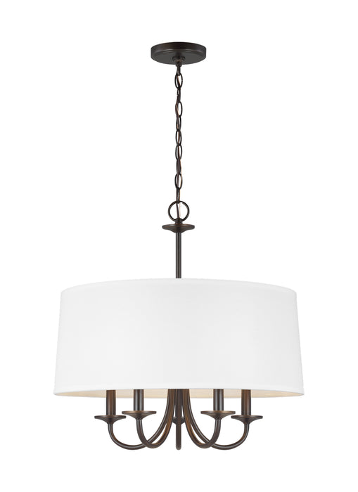 Myhouse Lighting Generation Lighting - 3320205-710 - Five Light Chandelier - Seville - Bronze