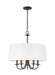 Myhouse Lighting Generation Lighting - 3320205-710 - Five Light Chandelier - Seville - Bronze