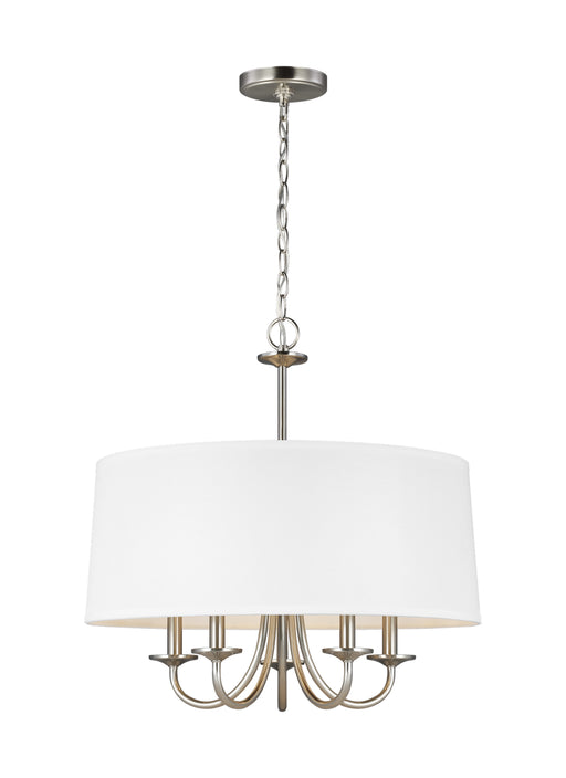 Myhouse Lighting Generation Lighting - 3320205-962 - Five Light Chandelier - Seville - Brushed Nickel