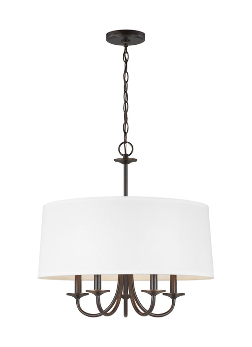 Myhouse Lighting Generation Lighting - 3320205EN-710 - Five Light Chandelier - Seville - Bronze