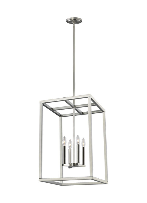 Myhouse Lighting Generation Lighting - 5134504-962 - Four Light Hall / Foyer Pendant - Moffet Street - Brushed Nickel