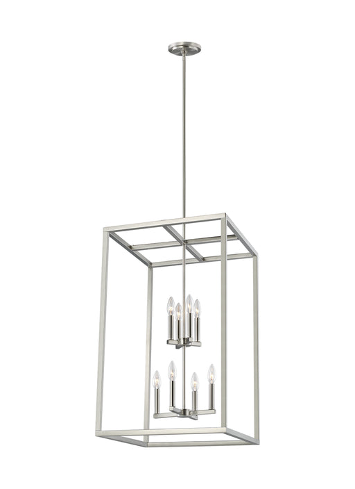 Myhouse Lighting Generation Lighting - 5134508-962 - Eight Light Hall / Foyer Pendant - Moffet Street - Brushed Nickel