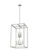 Myhouse Lighting Generation Lighting - 5134508-962 - Eight Light Hall / Foyer Pendant - Moffet Street - Brushed Nickel