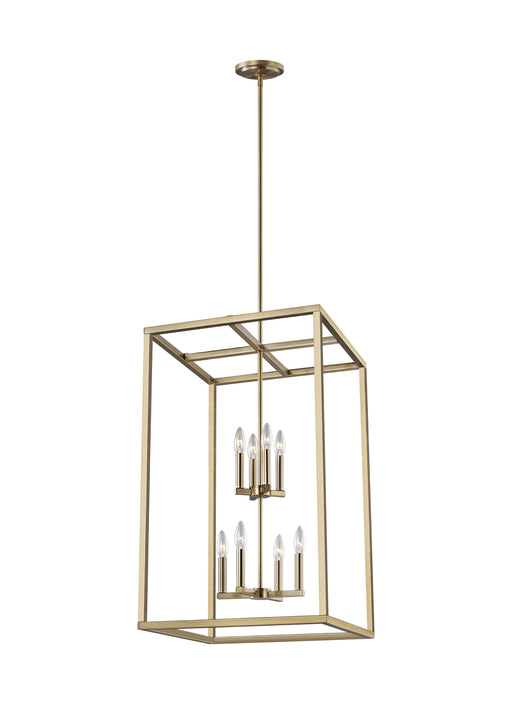 Myhouse Lighting Generation Lighting - 5134508EN-848 - Eight Light Hall / Foyer - Moffet Street - Satin Brass