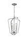 Myhouse Lighting Generation Lighting - 5134903-05 - Three Light Hall / Foyer Pendant - Romee - Chrome