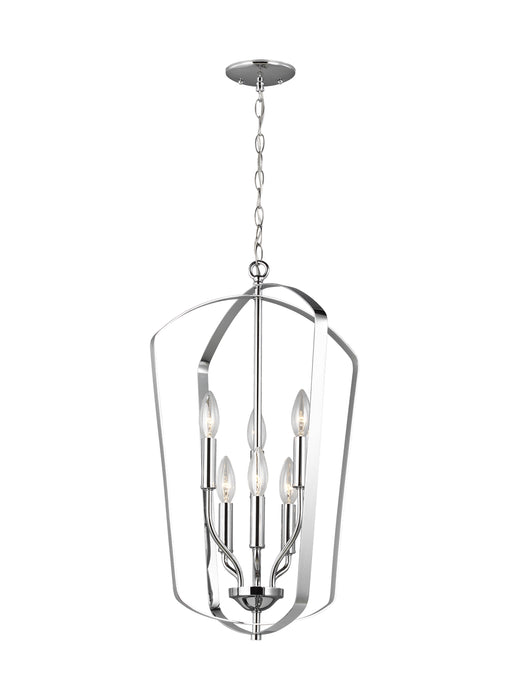 Myhouse Lighting Generation Lighting - 5134906EN-05 - Six Light Hall / Foyer - Romee - Chrome