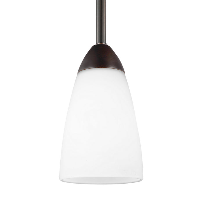 Myhouse Lighting Generation Lighting - 6120201-710 - One Light Mini-Pendant - Seville - Bronze