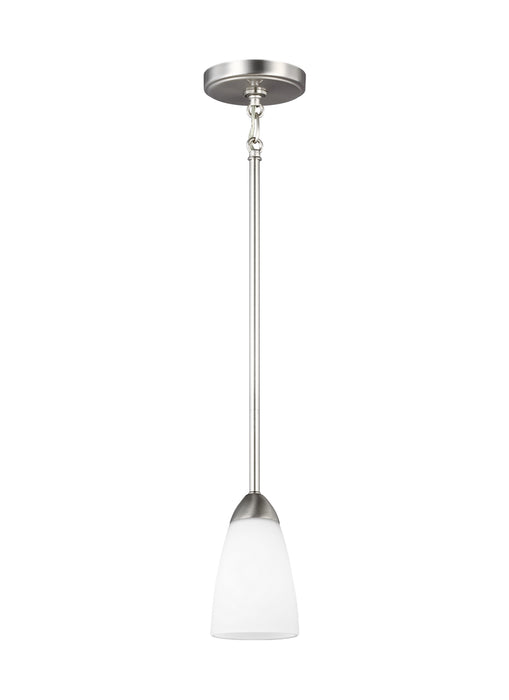 Myhouse Lighting Generation Lighting - 6120201-962 - One Light Mini-Pendant - Seville - Brushed Nickel