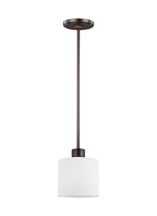 Myhouse Lighting Generation Lighting - 6128801-710 - One Light Mini-Pendant - Canfield - Bronze