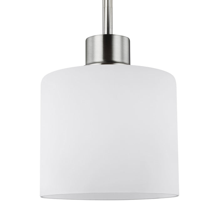 Myhouse Lighting Generation Lighting - 6128801-962 - One Light Mini-Pendant - Canfield - Brushed Nickel