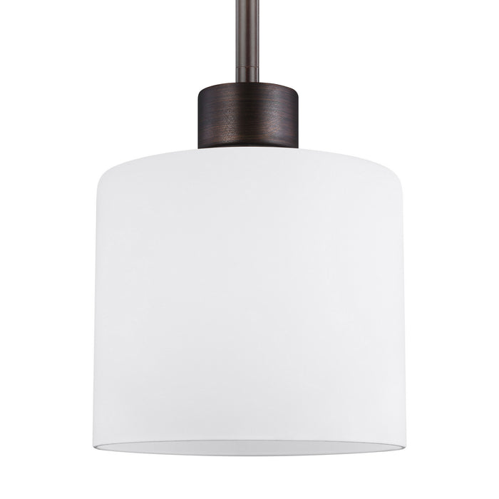 Myhouse Lighting Generation Lighting - 6128801EN3-710 - One Light Mini-Pendant - Canfield - Bronze