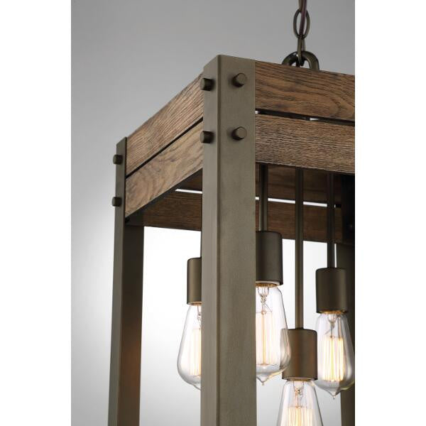 Myhouse Lighting Nuvo Lighting - 60-6426 - Five Light Pendant - Winchester - Bronze