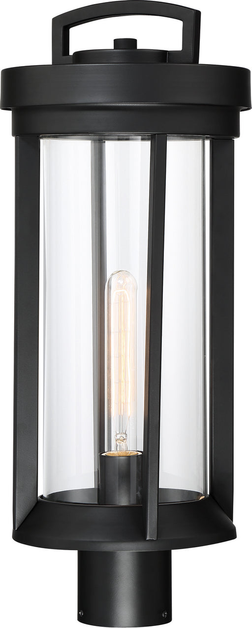 Myhouse Lighting Nuvo Lighting - 60-6503 - One Light Post Lantern - Huron - Aged Bronze / Clear Glass