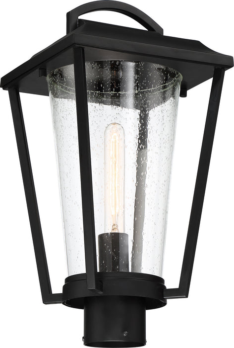 Myhouse Lighting Nuvo Lighting - 60-6513 - One Light Post Lantern - Lakeview - Aged Bronze / Clear