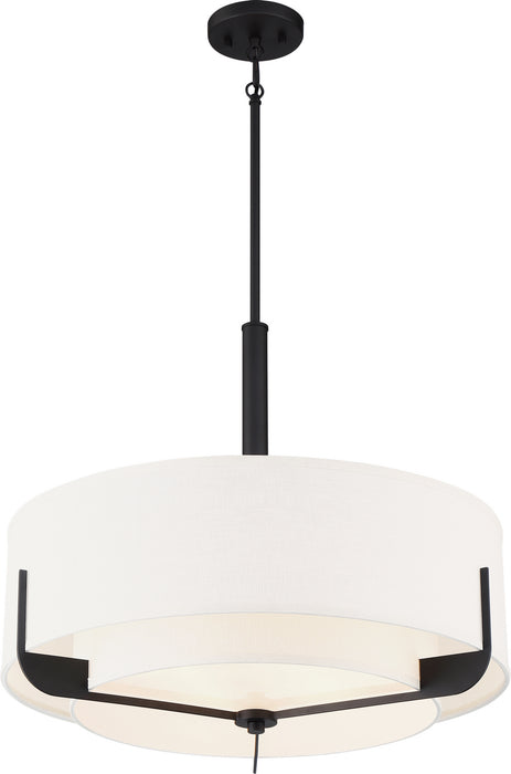 Myhouse Lighting Nuvo Lighting - 60-6544 - Four Light Pendant - Frankie - Aged Bronze