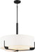 Myhouse Lighting Nuvo Lighting - 60-6544 - Four Light Pendant - Frankie - Aged Bronze