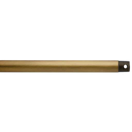 Myhouse Lighting Kichler - 360000NBR - Fan Down Rod 12 Inch - Accessory - Natural Brass