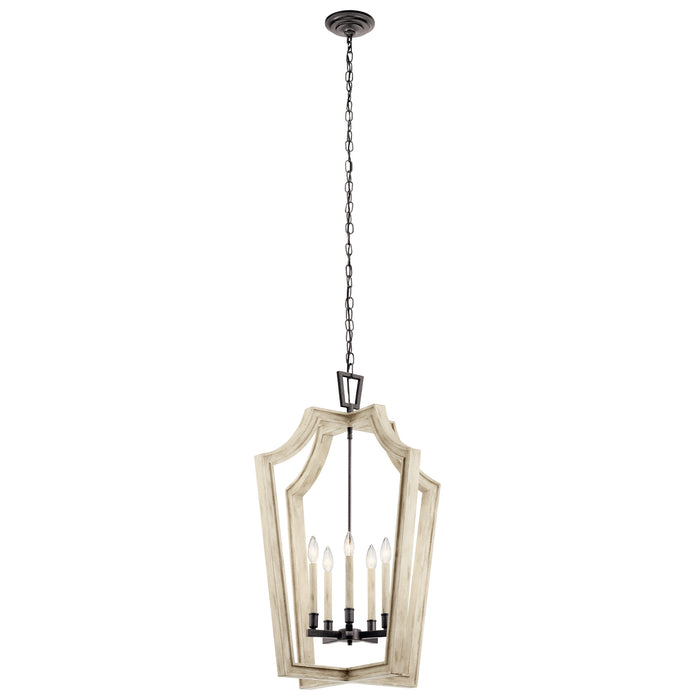 Myhouse Lighting Kichler - 44262AVI - Five Light Chandelier - Botanica - Anvil Iron