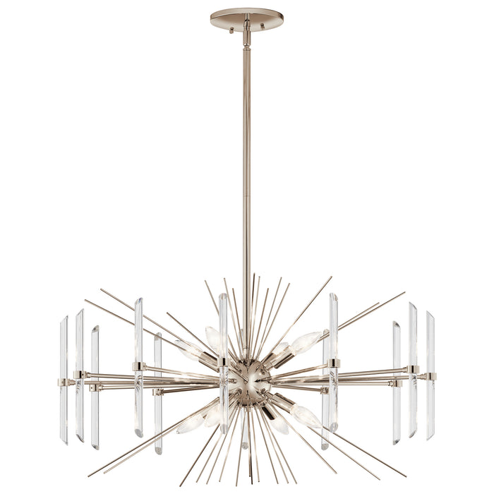 Myhouse Lighting Kichler - 44276PN - Eight Light Chandelier - Eris - Polished Nickel