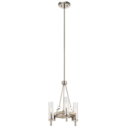 Myhouse Lighting Kichler - 44286WWW - Three Light Chandelier - Telan - White Washed Wood