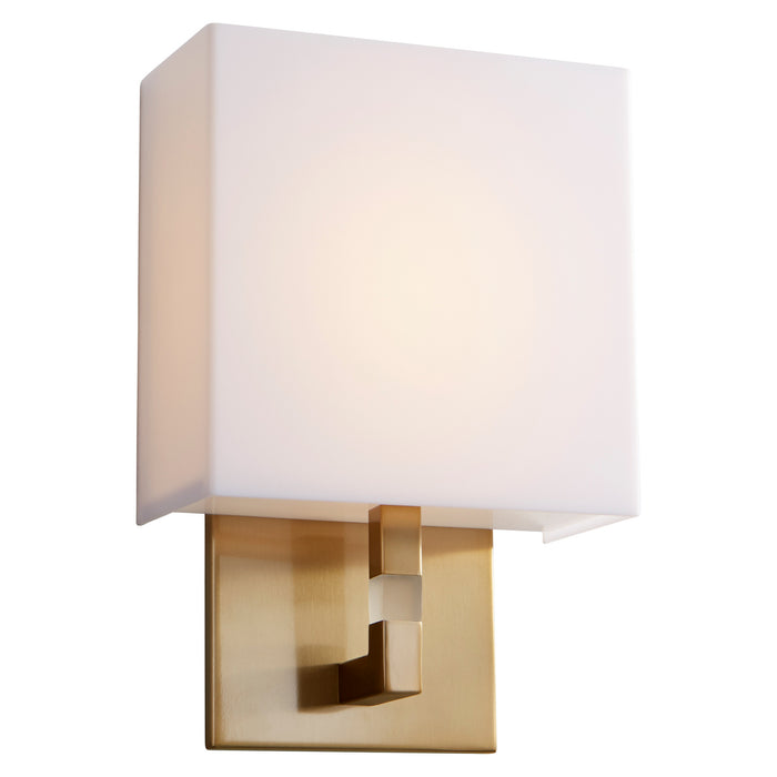 Myhouse Lighting Oxygen - 3-521-40 - LED Wall Sconce - Chameleon - Aged Brass W/ Matte White Acrylic