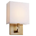 Myhouse Lighting Oxygen - 3-521-40 - LED Wall Sconce - Chameleon - Aged Brass W/ Matte White Acrylic