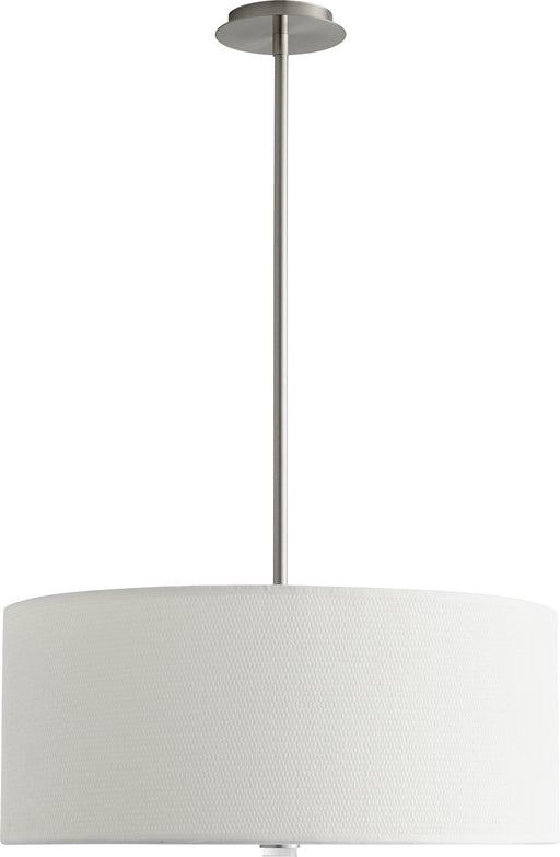 Myhouse Lighting Oxygen - 3-639-24 - LED Pendant - Echo - Satin Nickel W/ White Grass