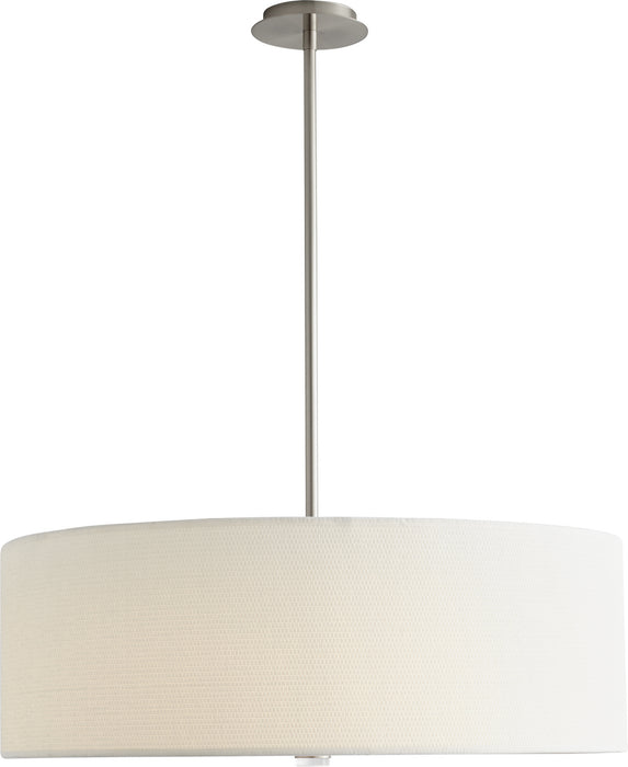 Myhouse Lighting Oxygen - 3-640-24 - LED Pendant - Echo - Satin Nickel W/ White Grass