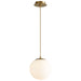 Myhouse Lighting Oxygen - 3-672-40 - LED Pendant - Luna - Aged Brass