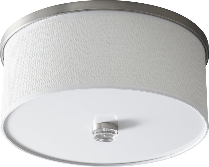 Myhouse Lighting Oxygen - 3-695-24 - LED Ceiling Mount - Echo - Satin Nickel W/ White Grass