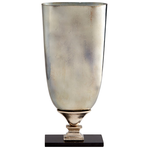 Myhouse Lighting Cyan - 09767 - Vase - Nickel And Verdi Platinum Glass