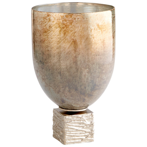Myhouse Lighting Cyan - 09770 - Vase - Nickel And Ocean Glass
