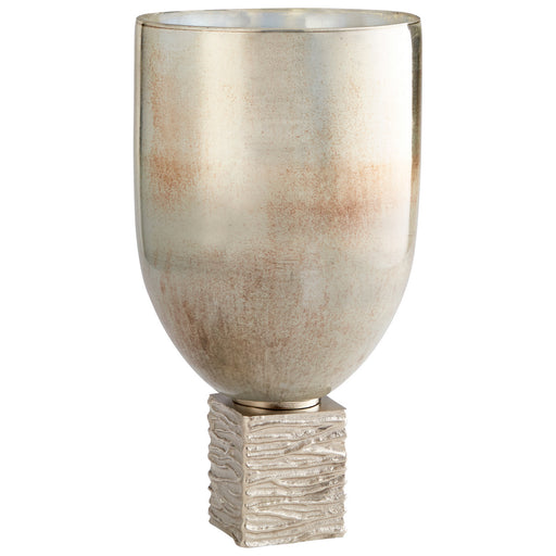Myhouse Lighting Cyan - 09771 - Vase - Nickel And Ocean Glass