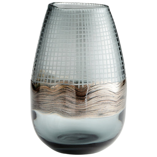 Myhouse Lighting Cyan - 09970 - Vase - Clear And Glitter Gold
